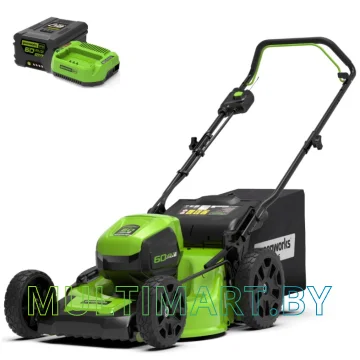 Газонокосилка Greenworks GD60LM46HPK4 (с 1-м АКБ 4 Ач)